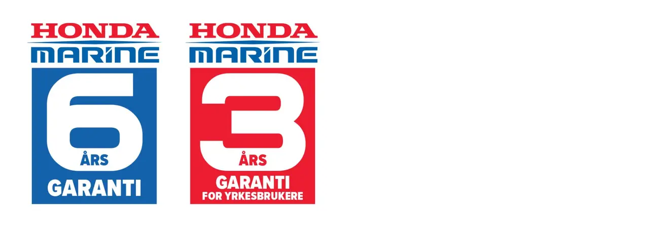 Honda Marine – 3 års garanti for yrkesbrukere